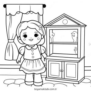 Gabby Dollhouse boyama sayfası – ücretsiz yazdır, boyama etkinliği