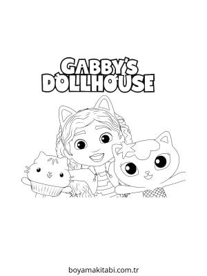 Gabby Dollhouse boyama sayfası – ücretsiz yazdır, boyama etkinliği