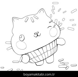 Gabby'nin Hayal Evi boyama sayfası – çocuk aktivitesi, PDF indir