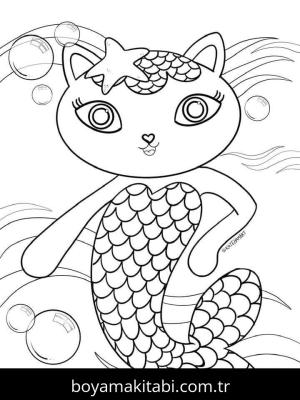 Gabby'nin Hayal Evi boyama sayfası – okul öncesi, evde etkinlik