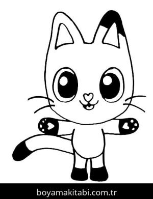 Gabby'nin Hayal Evi boyama sayfası – yaratıcılık, eğlenceli etkinlik