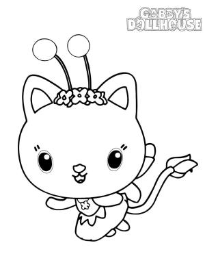 Gabby nin Hayal Evi boyama sayfası,  coloring page, Şirin Kedi Peri Gabby nin Hayal Evi, 