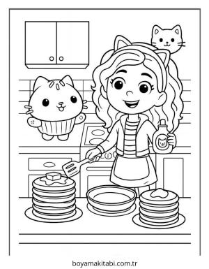 Gabby boyama sayfası – evde etkinlik, ücretsiz yazdır