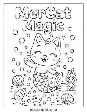 Gabby boyama sayfası – eğlenceli etkinlik, el becerilerini geliştirir