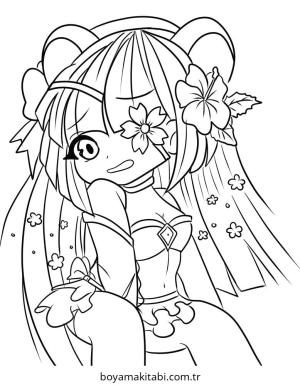 Gacha Club boyama sayfası – yaratıcılığı geliştirir, keyifli zaman
