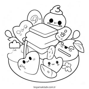 Gacha Club boyama sayfası – kolay boyama, eğitici aktivite