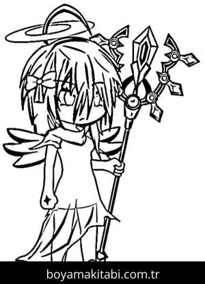 Gacha Life boyama sayfası – eğitici aktivite, yaratıcılık