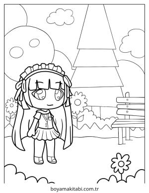 Gacha Life boyama sayfası – yaratıcılığı geliştirir, keyifli zaman