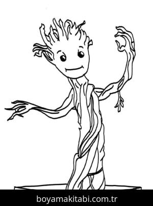 Galaksinin Koruyucuları boyama sayfası – evde etkinlik, ücretsiz yazdır