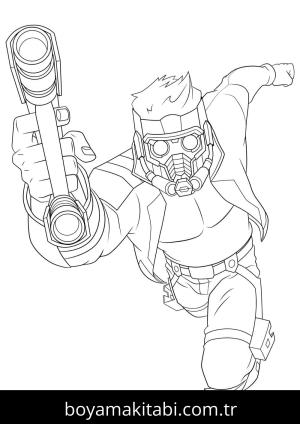 Galaksinin Koruyucuları boyama sayfası – boyama etkinliği, çocuk aktivitesi