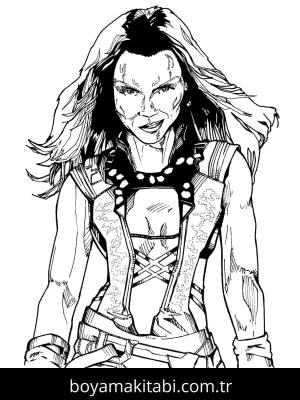 Galaksinin Koruyucuları boyama sayfası – kolay boyama, eğitici aktivite