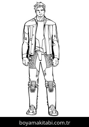 Galaksinin Koruyucuları boyama sayfası – yaratıcılık, eğlenceli etkinlik