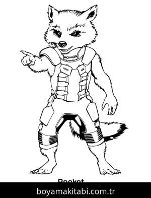 Galaksinin Koruyucuları boyama sayfası – eğlenceli etkinlik, el becerilerini geliştirir