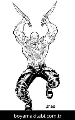 Galaksinin Koruyucuları boyama sayfası – çocuklar için, çizgi film temalı