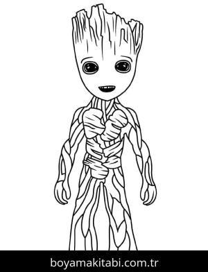 Galaksinin Koruyucuları boyama sayfası – keyifli zaman, renkli çizimler