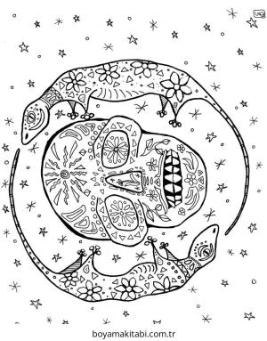 Galaxy boyama sayfası – yaratıcılık, eğlenceli etkinlik