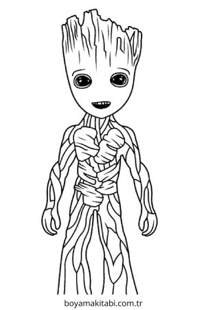 Galaxy boyama sayfası – kolay boyama, eğitici aktivite