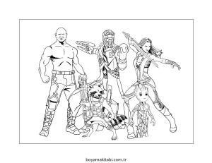 Galaxy boyama sayfası – el becerilerini geliştirir, boyama çalışması