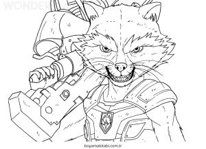 Galaxy boyama sayfası – çizgi film temalı, basit çizim