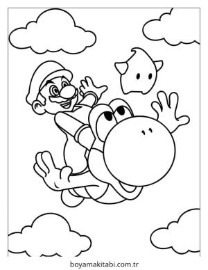 Galaxy boyama sayfası – PDF indir, sevimli karakter