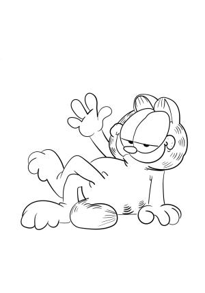 Garfield boyama sayfası,  coloring page, Garfield, 