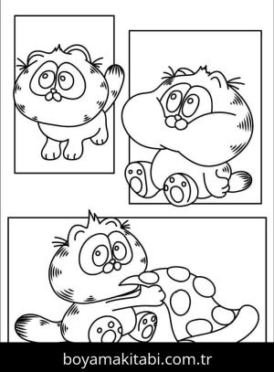 Garfield boyama sayfası – eğlenceli etkinlik, el becerilerini geliştirir