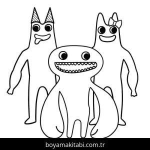 Garten of BanBan boyama sayfası – eğitici aktivite, yaratıcılık