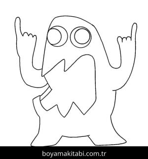 Garten of BanBan boyama sayfası – sevimli karakter, sanatsal çalışma