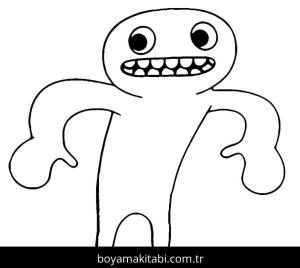 Garten of BanBan boyama sayfası – okul öncesi, evde etkinlik