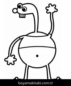 Garten of BanBan boyama sayfası – sanatsal çalışma, çocuklar için