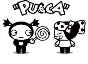 Garu boyama sayfası,  coloring page, Pucca’nın Garu’su, 