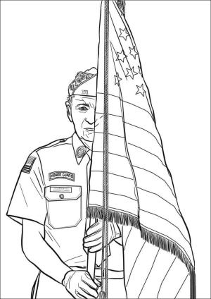 Gaziler Günü boyama sayfası,  coloring page, Onur Muhafızı, 