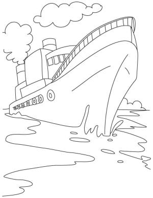 Gemi ve Tekne boyama sayfası,  coloring page, Gemi Baskısı, 