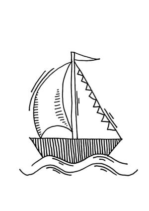 Gemi boyama sayfası,  coloring page, Buona Nave, 