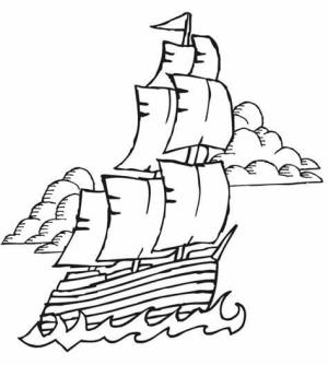 Gemiler boyama sayfası,  coloring page, Gemi Anahat, 