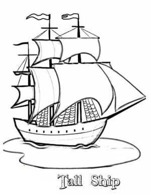 Gemiler boyama sayfası,  coloring page, Uzun Gemi, 