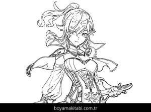 Genshin Impact Boyama