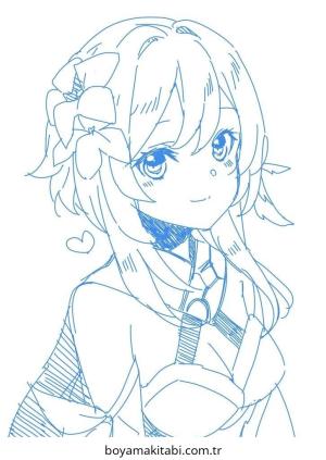 Genshin Impact boyama sayfası – ücretsiz yazdır, boyama etkinliği