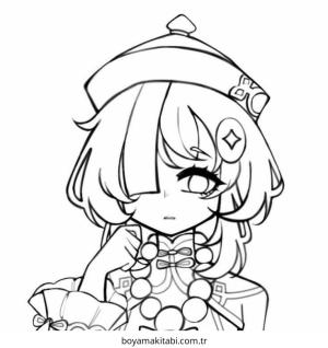 Genshin Impact boyama sayfası – evde etkinlik, ücretsiz yazdır