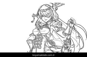 Genshin Impact Boyama