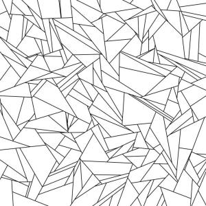 Geometrik Şekiller boyama sayfası,  coloring page, geometrik şekilden yapılmış bir karo, 