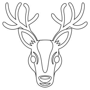 Geyik boyama sayfası, Deers coloring page, , deers deer face 