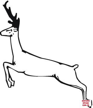 Geyik boyama sayfası, Deers coloring page, , deers deer run 