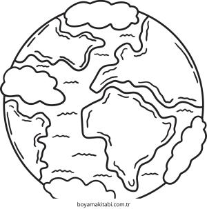 Gezegen boyama sayfası – ücretsiz yazdır, boyama etkinliği