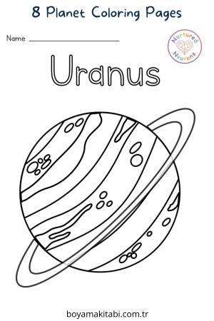 Gezegen boyama sayfası – keyifli zaman, renkli çizimler