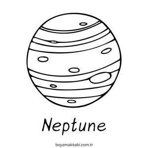 Gezegen boyama sayfası – eğlenceli etkinlik, el becerilerini geliştirir