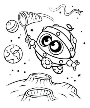 Gezegenler boyama sayfası,  coloring page, Gezegeni Yakala, 