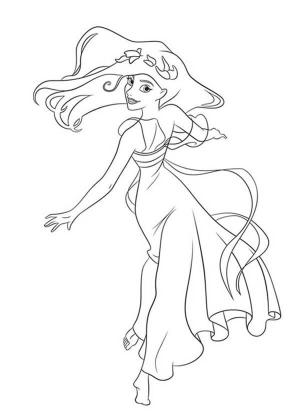 Giselle boyama sayfası,  coloring page, Sevimli Giselle, 