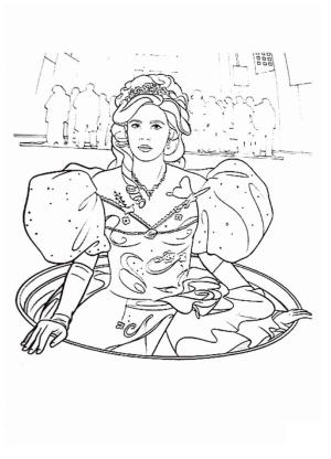 Giselle boyama sayfası,  coloring page, Prenses Giselle, 