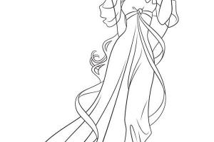 Giselle boyama sayfası,  coloring page, Giselle Vücut, 